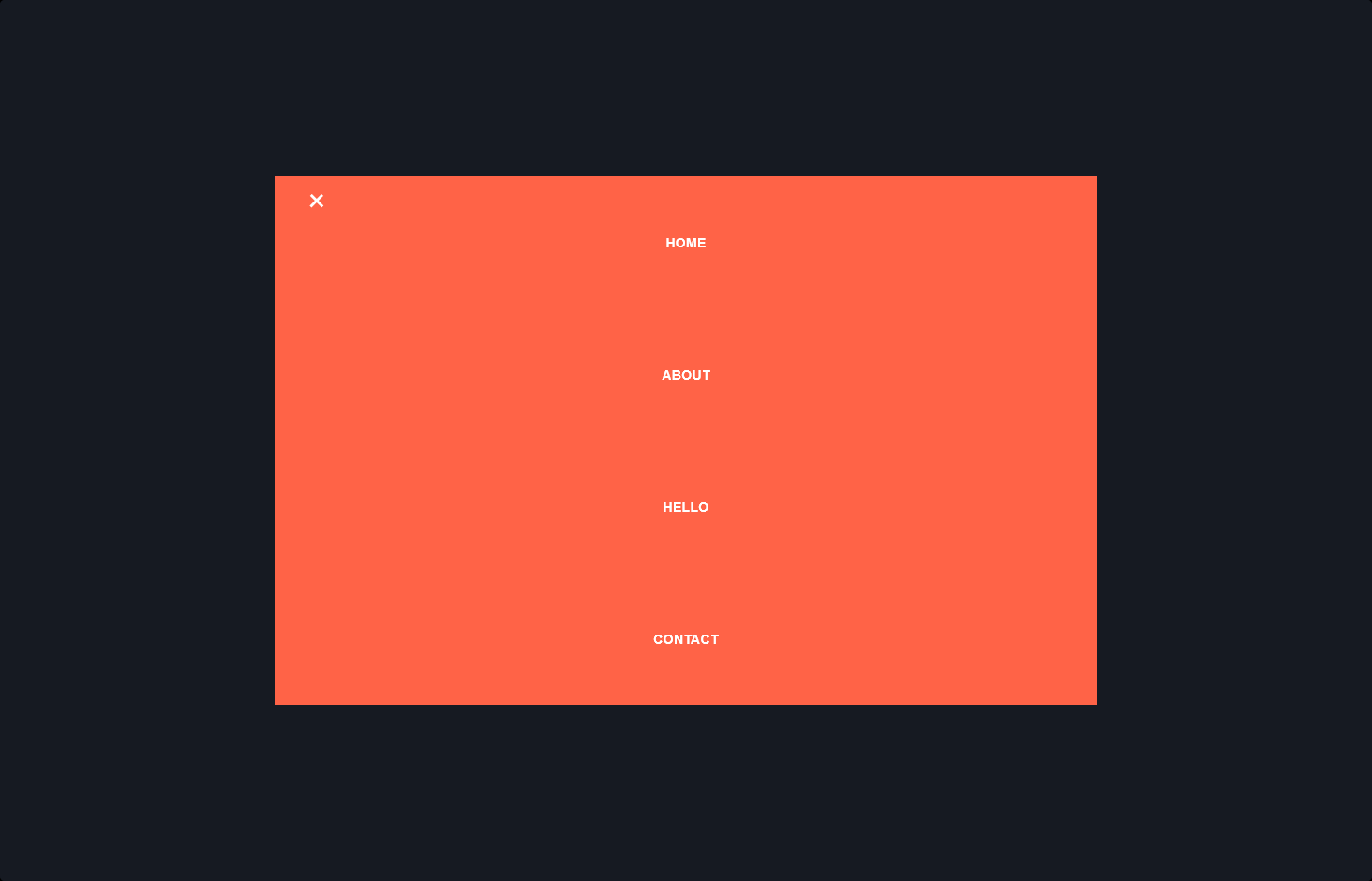 CSS Menu #6 - Code Example