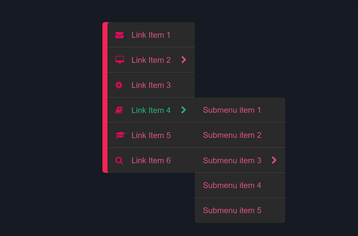 CSS Menu #22 - Code Example